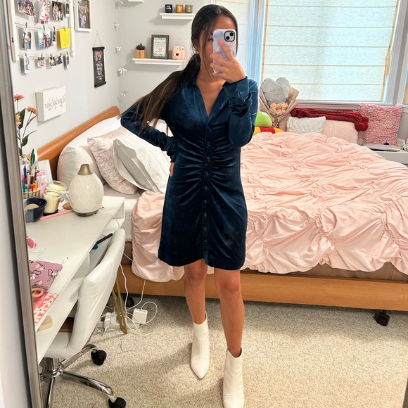 Free People Velvet Bodycon - Picture 5 of 8